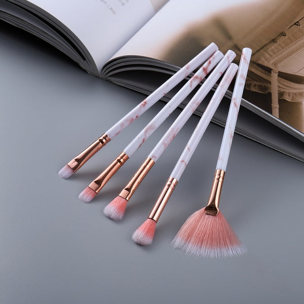 FLD5/15Pcs Makeup Brushes Tool Set Cosmetic Powder Eye Shadow Foundation Blush Blending Beauty Make Up Brush Maquiagem