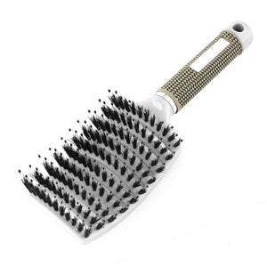 Barber Accessories Hair Comb Bristle Nylon Hairbrush Wet Curly Detangle HairBrush Women's Hair Brush Styling Hair Accessories