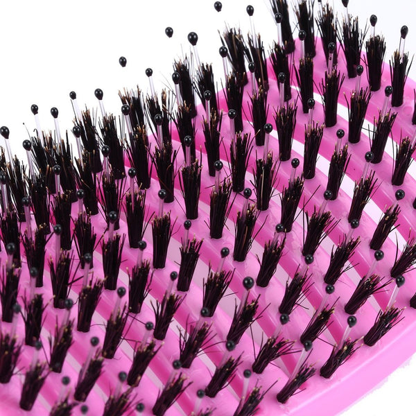 Barber Accessories Hair Comb Bristle Nylon Hairbrush Wet Curly Detangle HairBrush Women's Hair Brush Styling Hair Accessories