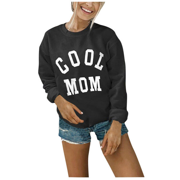 2020 COOL MOM Sweatshirt women Autumn And Winter Print Monogrammed Hoodie Pullover толстовка женская