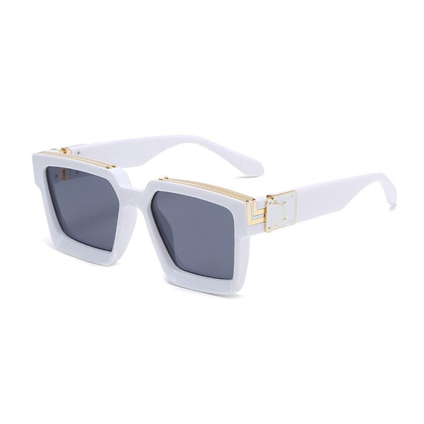 SHAUNA Retro Square Sunglasses Women Brand Designer Summer Styles Candy Colors Fashion Silver Mirror Shades Men UV400