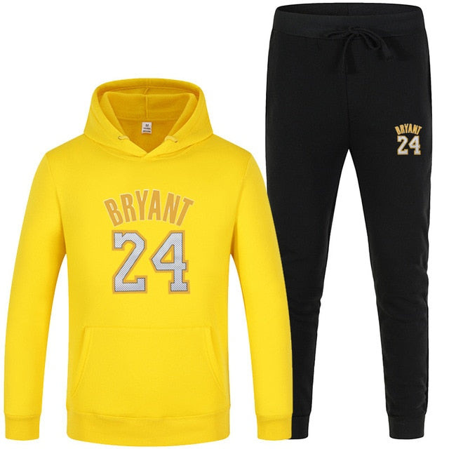 Bryant Movement 2 Pieces Sets Tracksuit Men Hooded Sweatshirt+Pants Pullover Hoodie Sportswear Suit Casual Men's Sets Size S-3XL