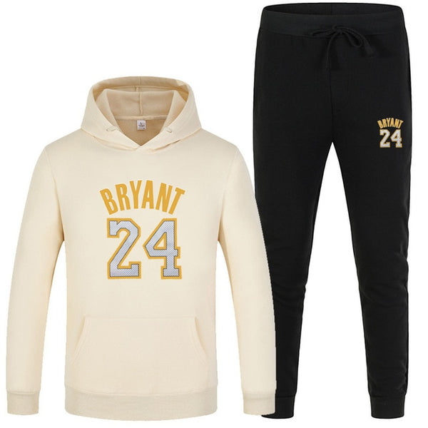 Bryant Movement 2 Pieces Sets Tracksuit Men Hooded Sweatshirt+Pants Pullover Hoodie Sportswear Suit Casual Men's Sets Size S-3XL