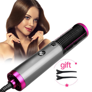 3 In 1 hot-air brush hair Salon straightener fast Hair Dryer hot air comb straightener hair comb Hairdryer Hairstyling Tools