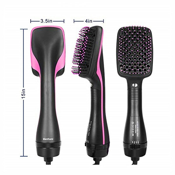 3 IN 1 One Step Hair Dryer Volumizer Electric Blow Dryer Hot Air Brush Hair Straightener Curler Comb Hair Dryer And Styler