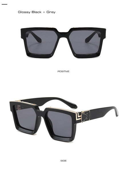 SHAUNA Retro Square Sunglasses Women Brand Designer Summer Styles Candy Colors Fashion Silver Mirror Shades Men UV400